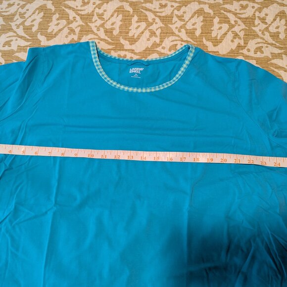 Lands End 2 piece shorts and short sleeve tee pajama set - Picture 7 of 10